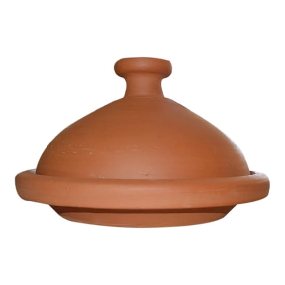 Moroccan X-Large Lead Free Cooking Tagine None Glazed 13 Inches in diameter Authentic Food