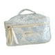 thumbnail image 1 of Bolsa de Maquillaje de Viaje Acolchada, Bolsa de Maquillaje de Flores, Bolsa Organizadora de Lavado con Asa de Gran Capacidad, para La Familia Azul, 1 of 8
