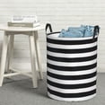 thumbnail image 5 of Cauagu Black And White Stripes for Laundry Basket,Collapsible Organizer Basket for Storage Bin Toy Bins Gift Baskets Bedroom Clothes Children Nursery Hamper -Medium, 5 of 7