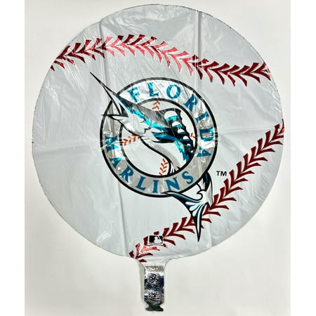 Florida Marlins MLB Pro Baseball Sports Party Decoration 18" Foil Mylar Balloon