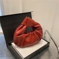 thumbnail image 6 of Huhudde Ruched Hoboes Dumplings Bags Hoboes Handbags Women Pu Leather Clutches Purses Toted Bags Knotted Top Handle Bag Shopping, 6 of 20