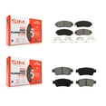 thumbnail image 1 of SIM Front Rear Semi-Metallic Brake Pads Kit for Car 2005-2010 Honda Odyssey KSM-100050, 1 of 8