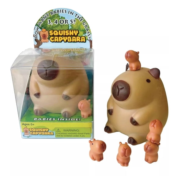 CAPYBARA SURPRISE W/ BABIES