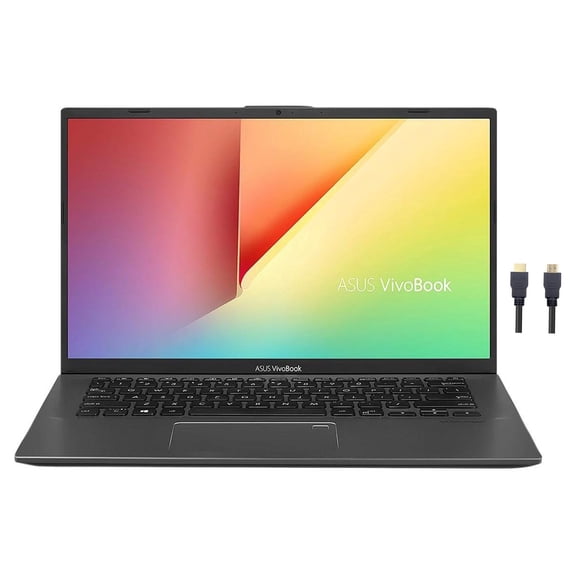 ASUS VivoBook 14'' FHD Business Laptop, AMD Ryzen 7 3700U Processor, 8GB DDR4, 512GB SSD, Bluetooth, Backlit Keyboard, Fingerprint Reader Windows 10 Home with Mazepoly Accessories