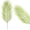 Scattered tail leaves green, variant on 10 Pack Artificial Palm Leaves, Plastic Faux Areca Palm Fronds 18.9 Inch Long Green Tropical Fake Leaf Stems for Floral Bouquet, Table Centerpiece, Wedding Arch & Tropical Party Decor