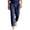 1Pack:NavyBlue, variant on TANBOM Men's Wide Leg Relaxed Casual Linen Drawstring Pants, Navy Blue, 1-Pack, M