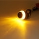thumbnail image 2 of Motocicleta LED Manillar Luz de se?al de giro DC 12V Blanco Amarillo Intermitente Lámpara lateral Universal para la mayoría de las motocicletas DC 12V con manillar de 22 mm/0.8in Amonsee No, 2 of 6