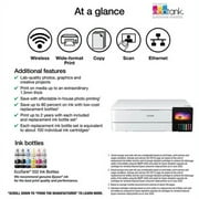 Epson EcoTank Photo ET-8550 Wireless Wide-Format Color All-in-One Supertank Printer with Scanner, Copier, Ethernet