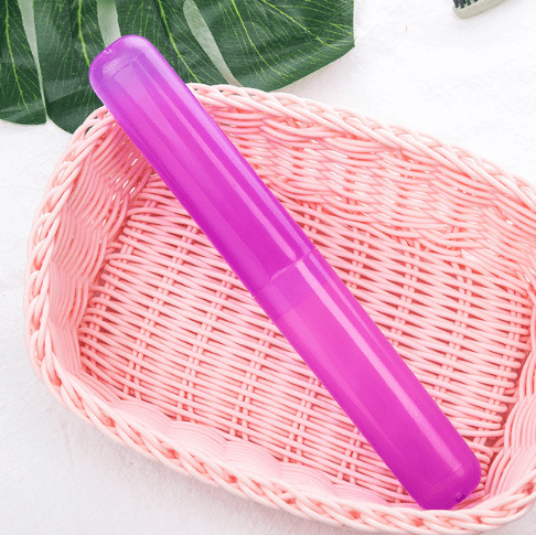 1x Portable Toothbrush Protect Holder Cover Travel Hiking Camping Case Box Tube 