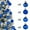 Blue, variant on 24PCS Mini Christmas Ball Ornaments, Xmas Tree Decorations with Hanging Loops, 1.18" Small Baubles for Xmas Holiday Party Wedding Home Decor
