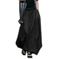 thumbnail image 1 of ZANZEA Ladies Skirts Elastic Waist Mid-Calf Length Side Pockets Skirts, 1 of 3