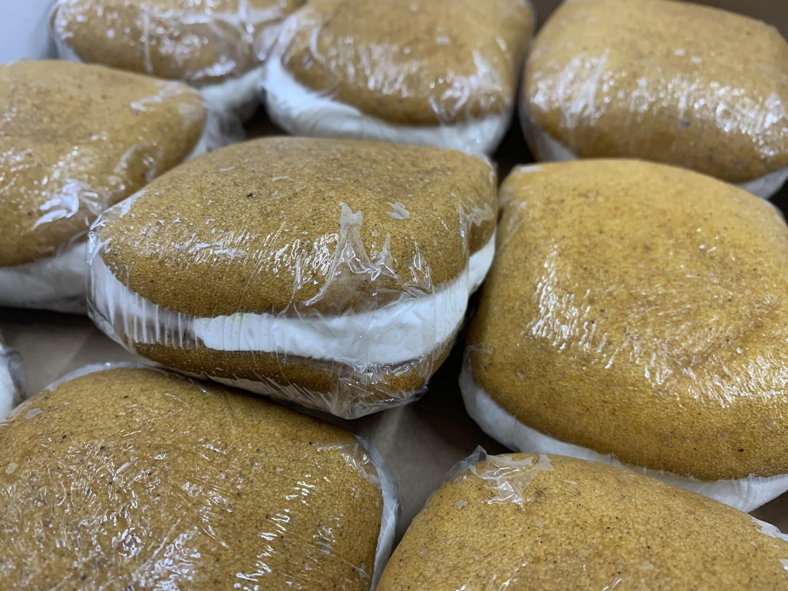 AmishTastes Bird-in-Hand Homemade Whoopie Pies, Pumpkin, Favorite Amish Food Pack of 6