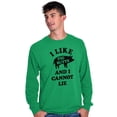 thumbnail image 5 of Like Pig Butts Cannot Lie Bacon Lover Long Sleeve TShirt Men Women Brisco Brands 2X, 5 of 6