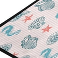 thumbnail image 4 of Kitchen Rugs Seahorse Starfish and Seashell Design Non-Slip Soft Kitchen Mats Bath Rug Runner Doormats Carpet for Home Decor, 39" X 20", 4 of 5