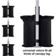 thumbnail image 5 of 26-27 4pcs Black Fixed Sandbag with Two Fastening Tapes Waterproof Durable Weather Resistant Convenient for Tent, 5 of 5