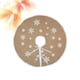 thumbnail image 4 of KAKOWELY Falda de yute para árbol de Navidad, delantal con diseño de árbol de Navidad, base para árbol de Navidad, suministros de decoración navideña para el hogar, 4 of 4