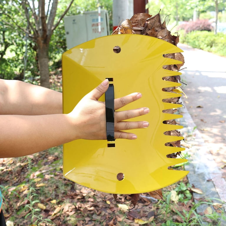 Recogedor De Hojas Manual: Rastrillo De Mano Portátil De 2 Piezas Para Jardín | Fácil Y Ligero