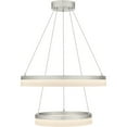 thumbnail image 4 of Quoizel Cohen Integrated LED Brushed Nickel Pendant Light, 4 of 6