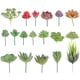 thumbnail image 1 of 18 piezas de suculentas artificiales no tocadas seleccionas una planta suculenta falsa en tallos verdes, 1 of 7