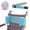 Blue, variant on Qiyester Wheelchair Side Support Backrest Cushion - High-Density Foam Side Pads and Wheelchair Back Support Cushions for Wheelchair Users