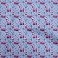 thumbnail image 1 of oneOone Cotton Cambric Medium Purple Fabric Christmas Dress Material Fabric Print Fabric By The Yard 42 Inch Wide, 1 of 5