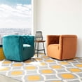 thumbnail image 4 of Home Square 2 Piece Swivel Velvet Accent Chair Set in Burnt Orange, 4 of 6