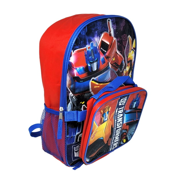 Transformers Backpack & Lunch Bag Detachable Insulated Optimus Prime 2