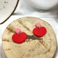 thumbnail image 2 of Hearts Shape Earrings, Unique and Colorful, 2 of 5