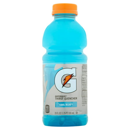 Gatorade Thirst Quencher Cool Blue, 20 Fl Oz Bottles