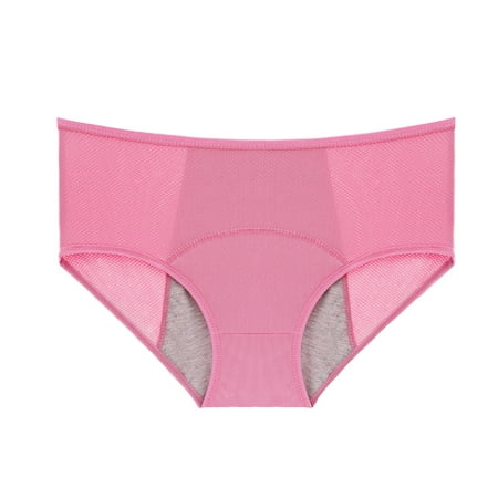 

Women Panties Seamless High Waist Mid Waist Breathable Before And After Eriod Leakproof Pants Underwear