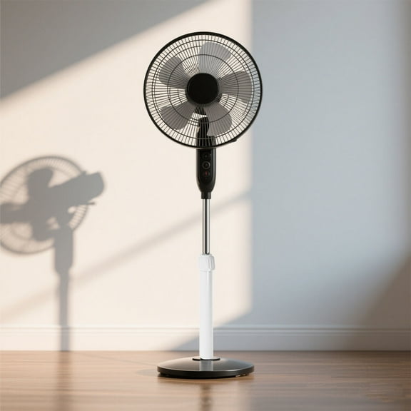 MERRYHAPY Stable Retractable Floor Fan Support Rod in White for Home Use, and Easy to Install