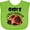 Apple Green, variant on Inktastic Gigi's Little Ladybug Boys or Girls Baby Bib