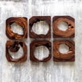 thumbnail image 2 of Uttermost Adlai Contemporary Wood Wall Art in Coffee Brown (Set of 6), 2 of 8