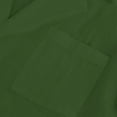 thumbnail image 6 of Lovskoo Mens Button Down Short Sleeve Shirt Collared Shirt Casual Solid Color Button Frenulum Shirt Pockets Blouse Olive Green, 6 of 7
