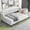 Beige, variant on Twin Upholstered Daybed with Tufted Button Back, Beige Velvet, 82.5L x 44.5W x 34H, Living Room Sofa Bed