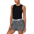 thumbnail image 2 of DKNY Women's 2 Piece Outfit Clothing Set - Tank Top & Short (Black Animal Print, Small), 2 of 4