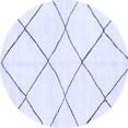 thumbnail image 1 of Ahgly Company Machine Washable Indoor Round Oriental Blue Modern Area Rugs, 6' Round, 1 of 4