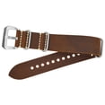 thumbnail image 1 of Reloj de cuero genuino con correa de piel de vaca, extensión de cadena de reloj, estilo retro, reloj multifuncional, reemplazo de correa, 1 of 6