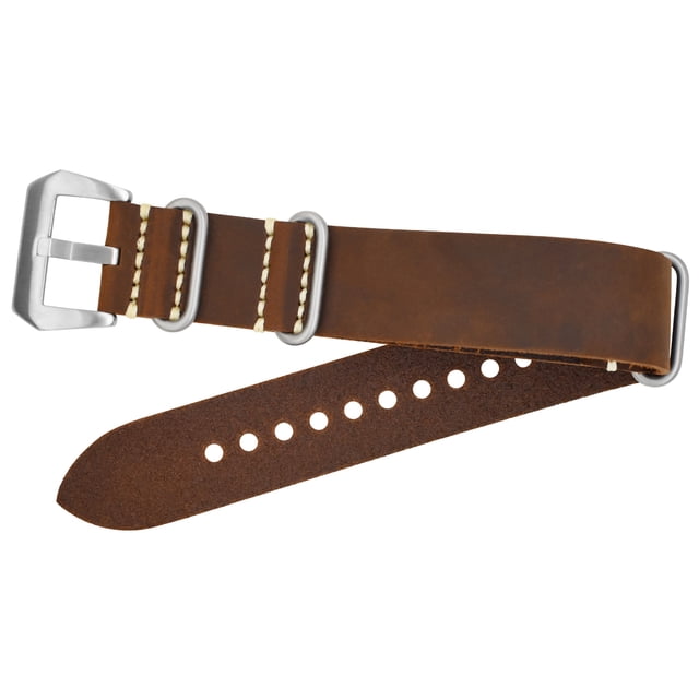 Reloj de cuero genuino con correa de piel de vaca, extensión de cadena de reloj, estilo retro, reloj multifuncional, reemplazo de correa