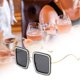 thumbnail image 1 of cuadradas , clásicas con montura grande, para exteriores, viajes , accesorios para pya , pta BLESIY Gafas de sol cuadradas, 1 of 8