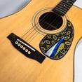 thumbnail image 2 of Acoustic Guitar Pickguard Solid Wood Pick Guard Anti-scrape Plate Inlaid Abalone Flower Self-adhesive for Martin D-72 Acoustic Guitar, 2 of 2