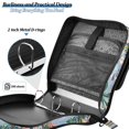 thumbnail image 4 of FORMRS Zipper Binder with Shoulder Strap 2-inch Ring 500 Sheet Capacity File Bag, Floral Seaside, 4 of 5
