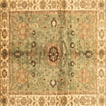thumbnail image 1 of Ahgly Company Indoor Square Oriental Brown Traditional Area Rugs, 4' Square, 1 of 4