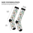 thumbnail image 2 of Lsque Fairy Flower Pattern Sport Compression Socks for Men & Women 15-20 mmHg Knee High Nurse Pregnant Running Medical and Travel Athletic, 2 of 6
