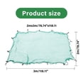 thumbnail image 5 of Nonslip Pickup Truck Load Net Polyethylene Texture Reflective Design 2x3m, 5 of 8