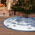 thumbnail image 6 of Winter Wonderland Christmas Tree Skirt 36" for Xmas Halloween New Year Holiday Party Home Tree Mat Decor Ornaments Decoration, 6 of 6