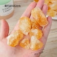 thumbnail image 5 of Xiao Hua Piedra cruda de cristal amarillo natural de 100 g, piedra de aromaterapia de 2-3 cm de tamaño, piedra triturada de expansión, adorno decorativo para bonsái, piedra cruda., 5 of 5