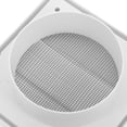 thumbnail image 3 of Raindrops Dryer Vent Screen White Abs Rain Protection Wall Mounting 1Pack, 3 of 6