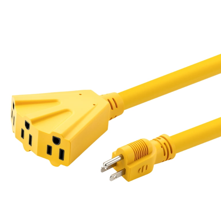 Hyper Tough 2 Ft 12 AWG Multi-Outlet Adapter Cord, 15A photo 3