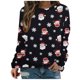 thumbnail image 2 of Pntutb moda mujer imprimir manga larga cómoda transpirable cuello redondo sudadera Pntutb Pntutb-1838, 2 of 5